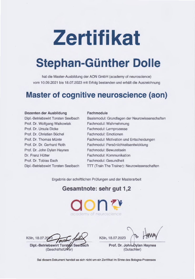 WISSENSCHAFTLICHE FUNDIERUNG & KONTINUIERLICHE WEITERENTWICKLUNG